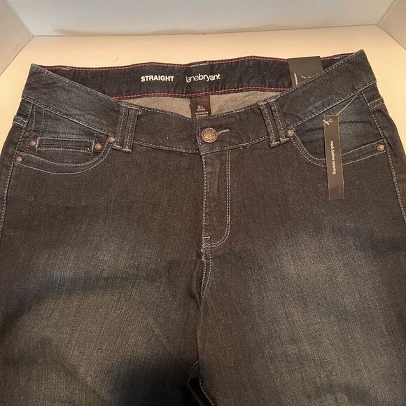 LANE BRYANT Right Fit Straight Jeans 16 Average *NWT* - Picture 6 of 12
